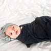 Copper Pearl Knit Swaddle Blanket | Midnight