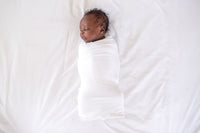 Copper Pearl Knit Swaddle Blanket | Dove