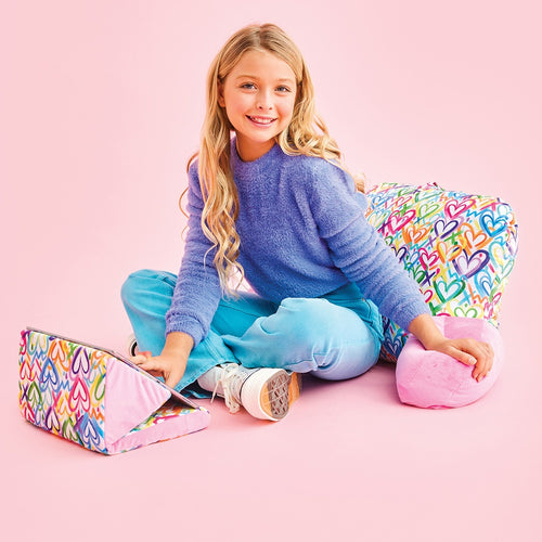 Iscream Corey Paige Hearts Tablet PIllow