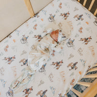Copper Pearl Premium Knit Fitted Crib Sheet | Boone