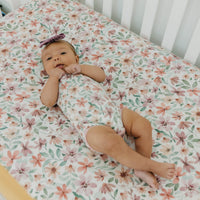 Copper Pearl Premium Knit Fitted Crib Sheet | Natalie