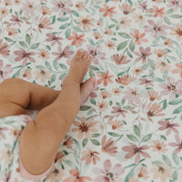 Copper Pearl Premium Knit Fitted Crib Sheet | Natalie