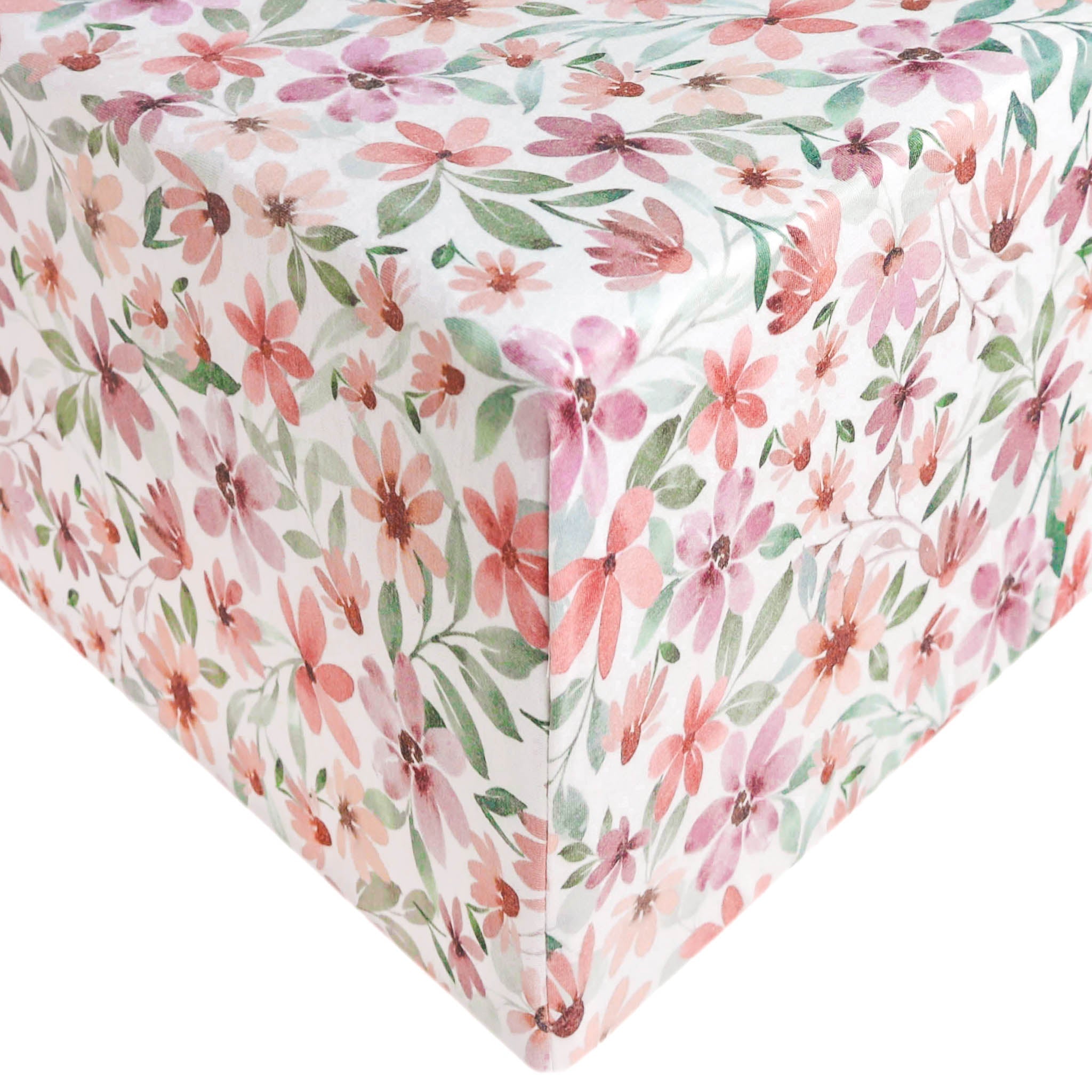 Copper Pearl Premium Knit Fitted Crib Sheet | Natalie