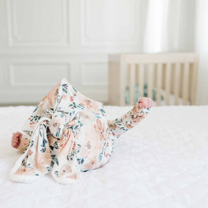 Copper Pearl Newborn Knotted Gown | Autumn
