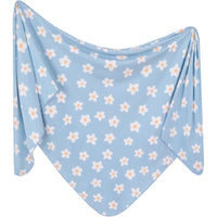 Copper Pearl Knit Swaddle Blanket | Della