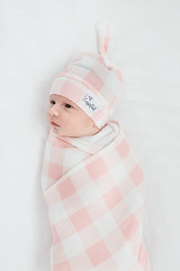 Copper Pearl Knit Swaddle Blanket | London