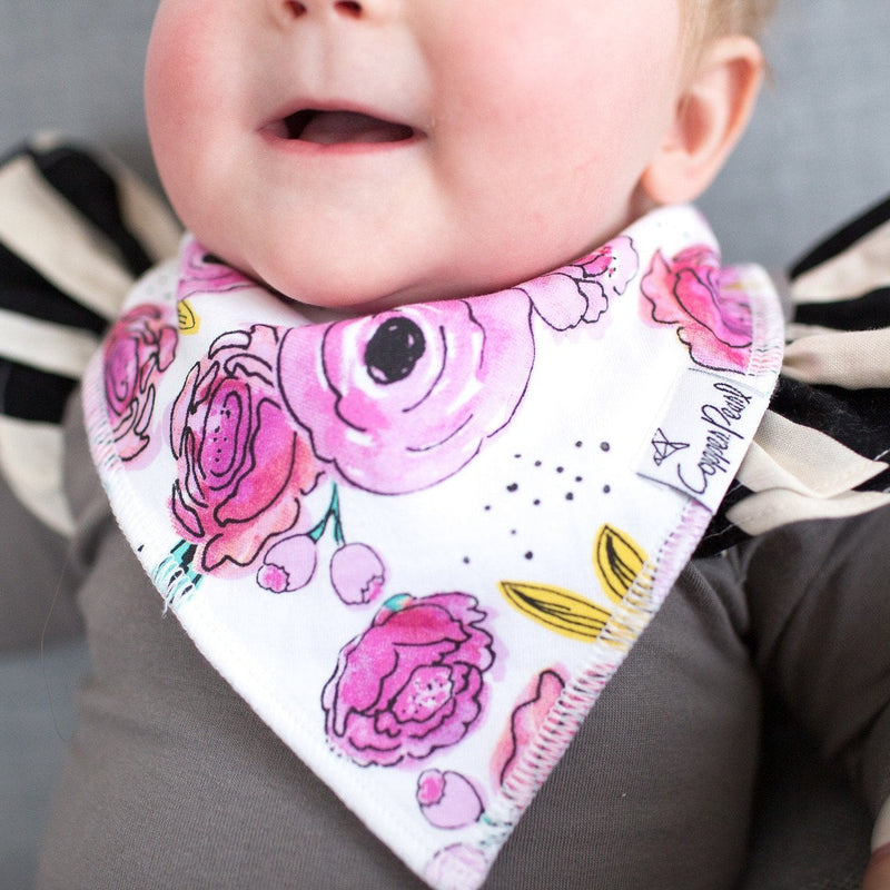 Copper Pearl Baby Bandana Bibs | Bloom