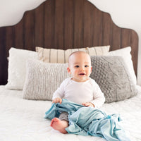 Copper Pearl Knit Swaddle Blanket | Sonny