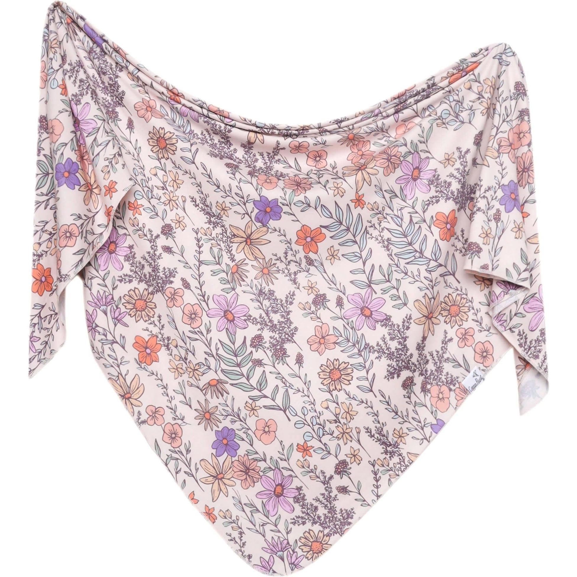 Copper Pearl Knit Swaddle Blanket | Flora