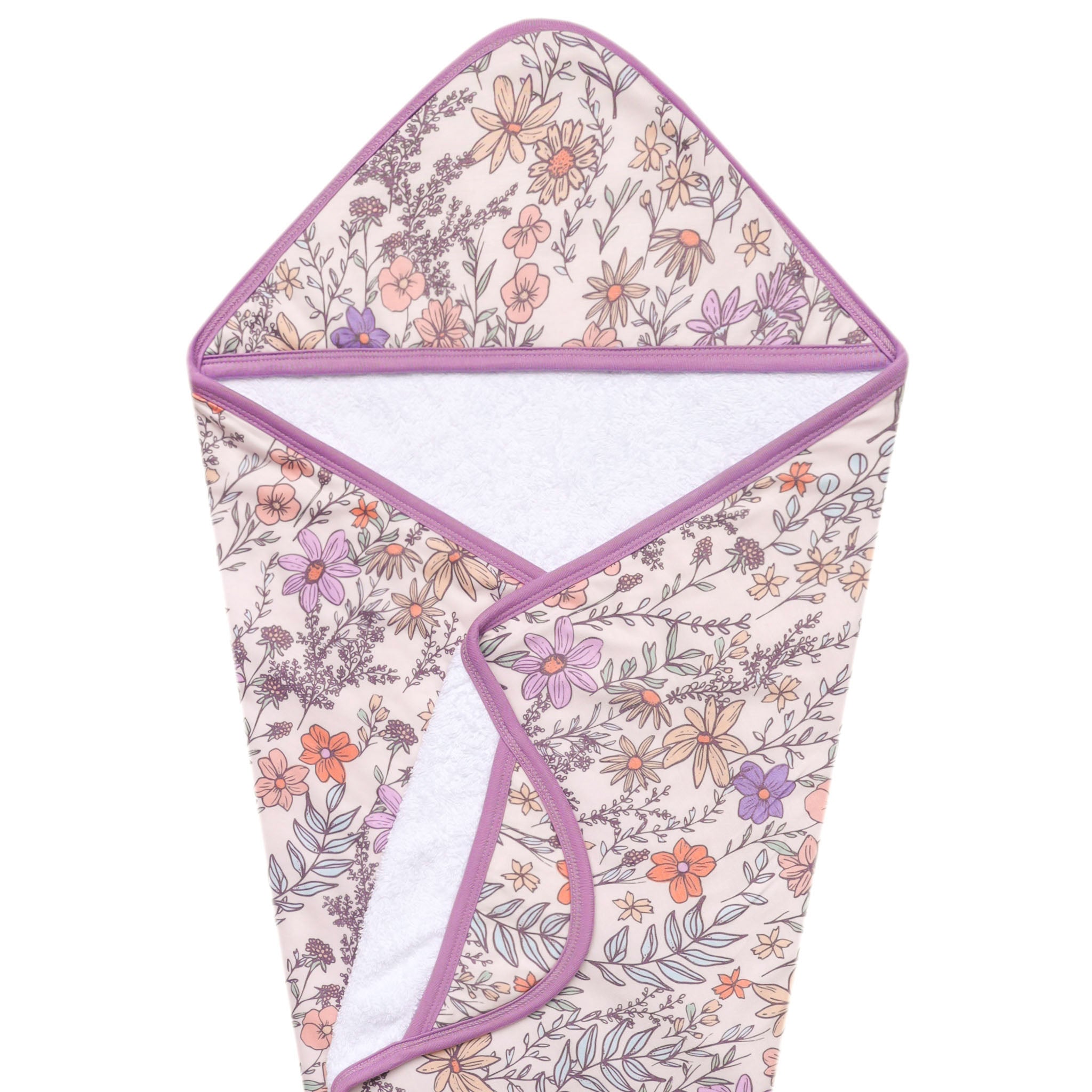 Copper Pearl Premium Baby Knit Hooded Towel | Flora