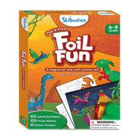 Skillmatics Foil Fun: World Of Dinosaurs |  No Mess Art Kit (ages 4-9)