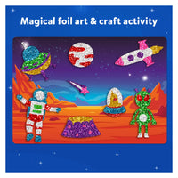 Skillmatics Foil Fun: Up in Space |  No Mess Art Kit (ages 4-9)