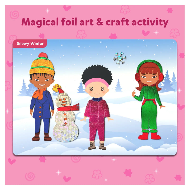 Skillmatics Foil Fun: Dress up! |  No Mess Art Kit (ages 4-9)