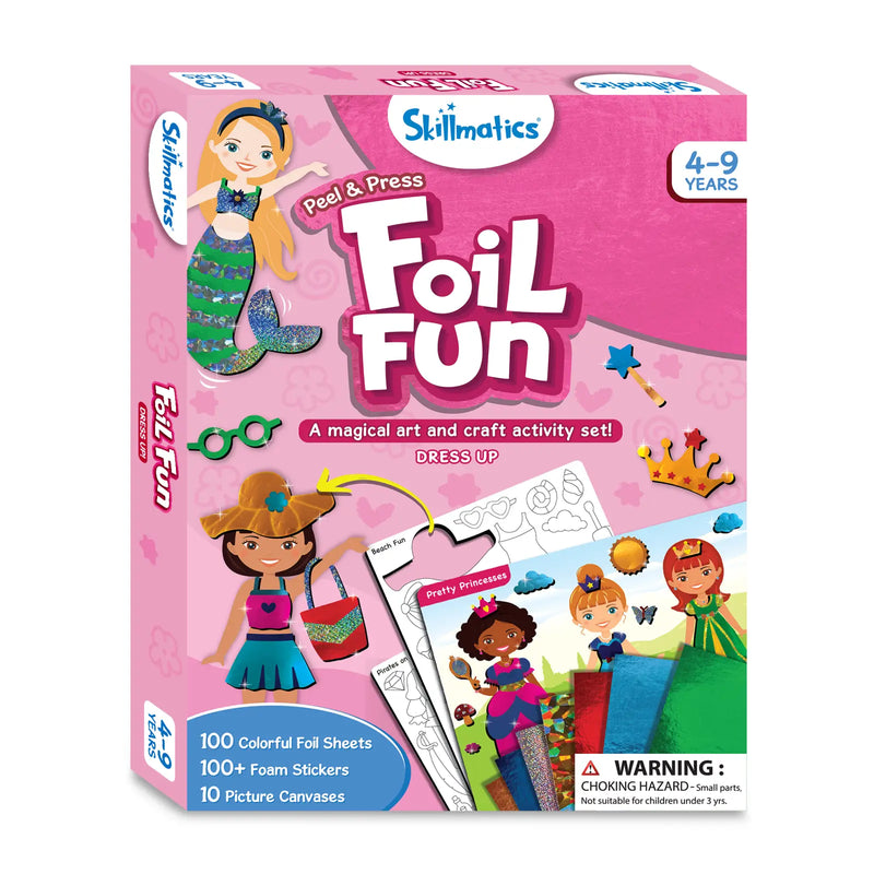 Skillmatics Foil Fun: Dress up! |  No Mess Art Kit (ages 4-9)