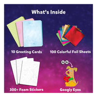 Skillmatics Foil Fun: Card Making Set |  No Mess Art Kit (ages 4-9)