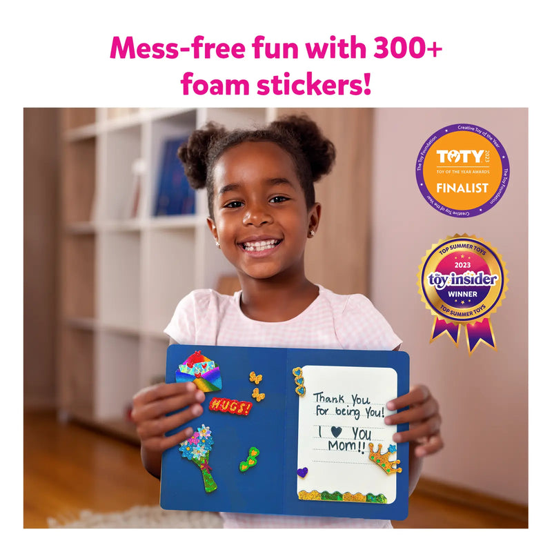 Skillmatics Foil Fun: Card Making Set |  No Mess Art Kit (ages 4-9)