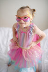 Great Pretenders Super-duper Tutu/Cape/Mask, Pink & Gold