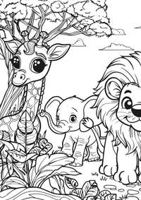 Nova Toys Animal Kingdom XXL Coloring Book