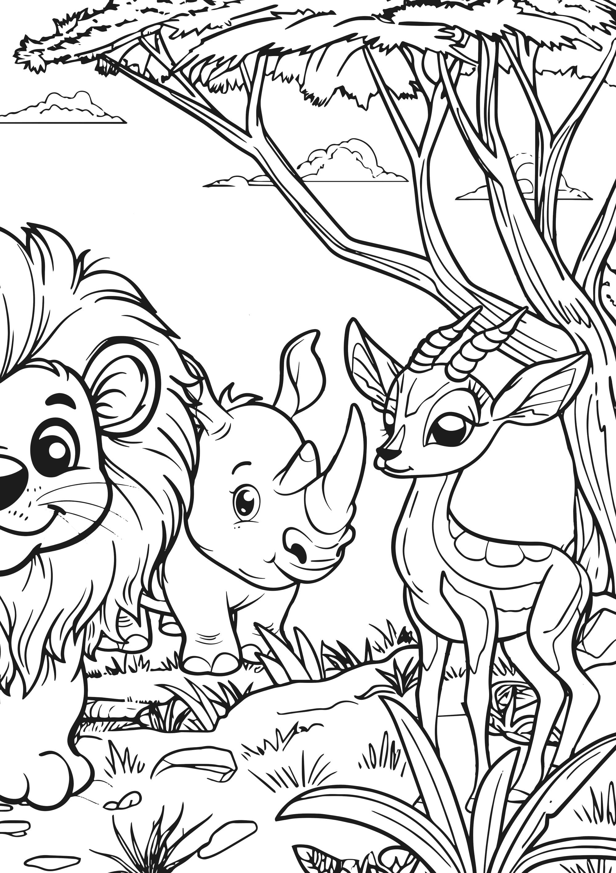 Nova Toys Animal Kingdom XXL Coloring Book