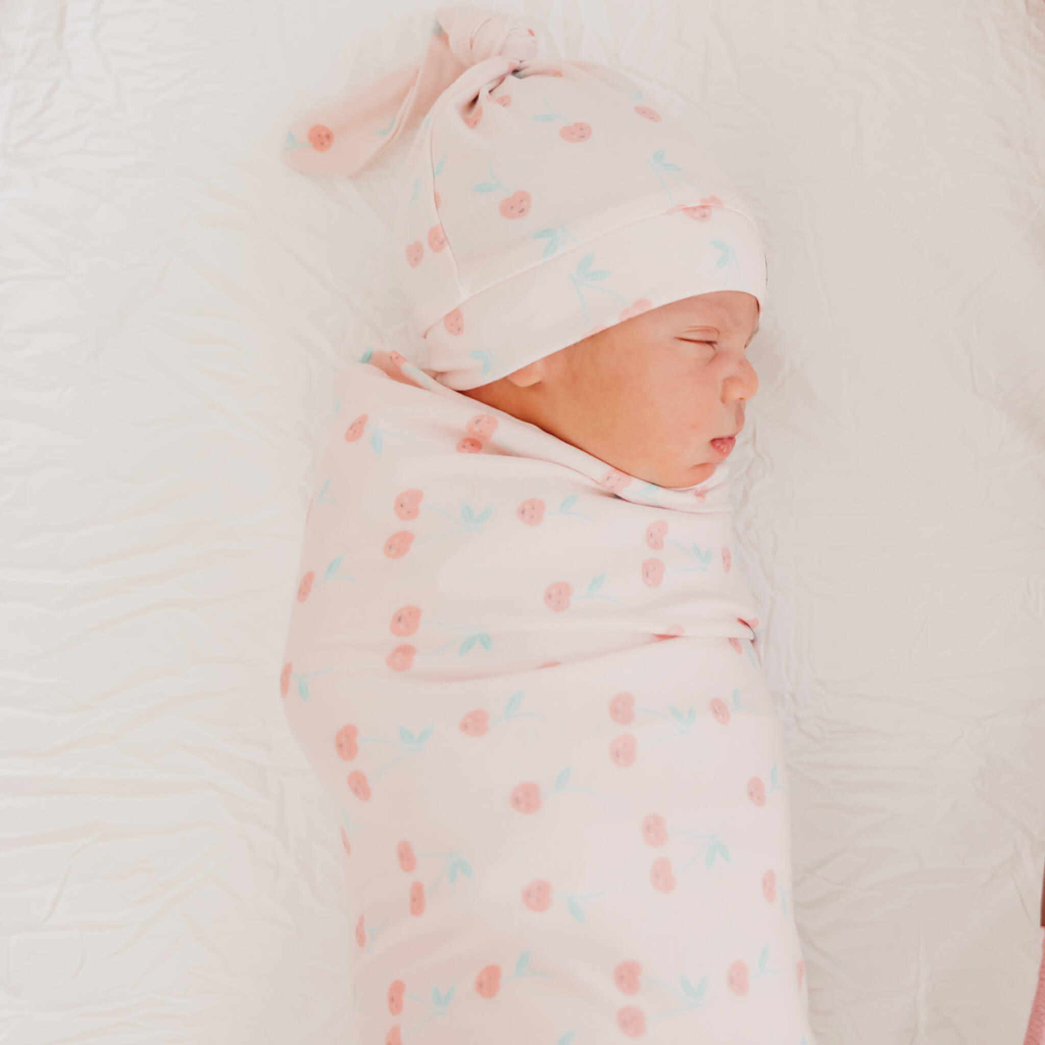 Copper Pearl Knit Swaddle Blanket | Cheery