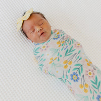 Copper Pearl Knit Swaddle Blanket | Clara