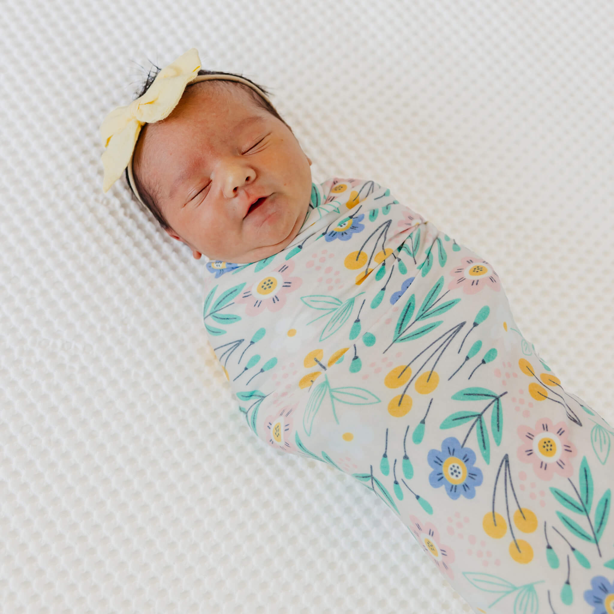 Copper Pearl Knit Swaddle Blanket | Clara
