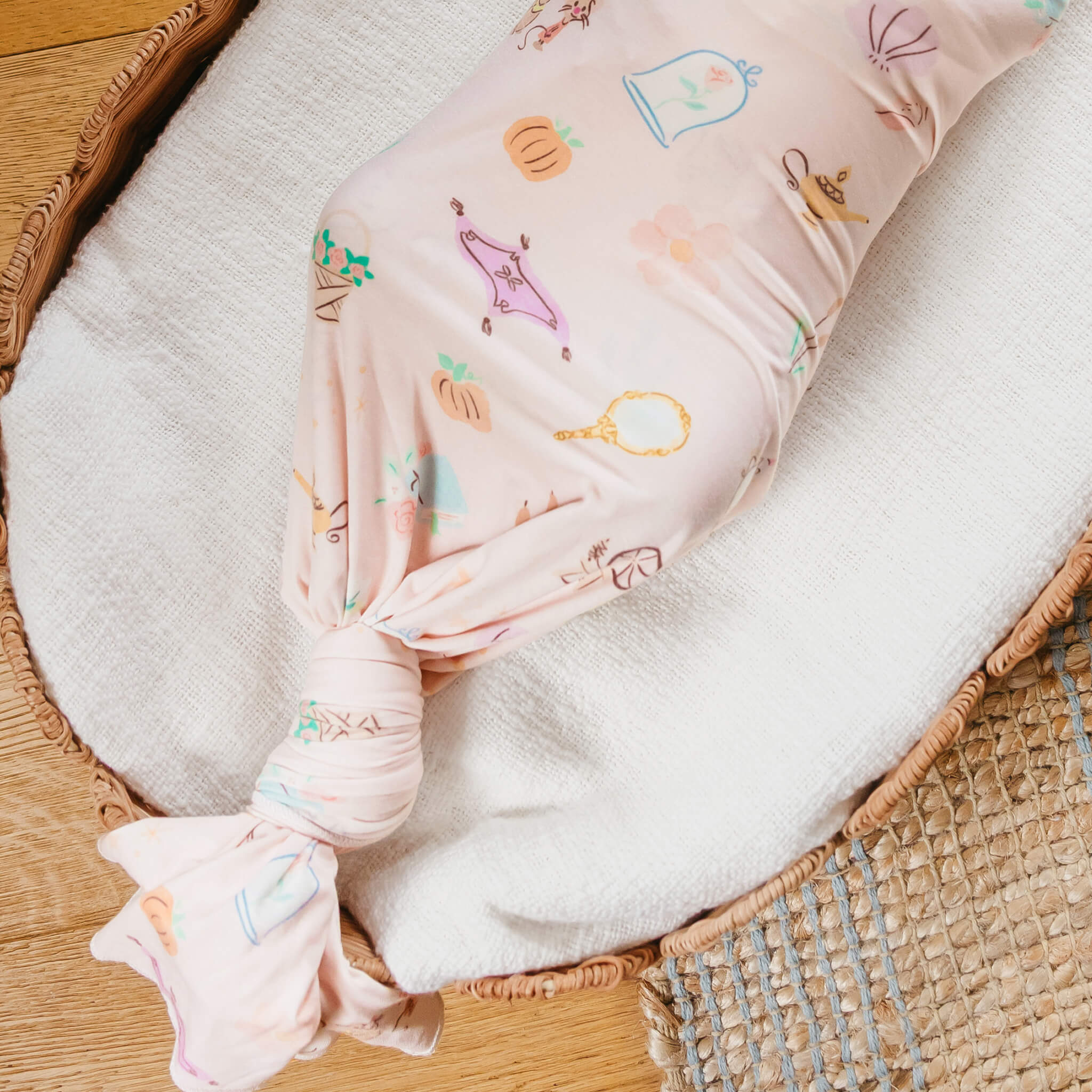 Copper Pearl Knit Swaddle Blanket | Enchanted Friends