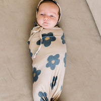 Copper Pearl Knit Swaddle Blanket | Gemma In Tan