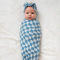 Copper Pearl Knit Swaddle Blanket | Miles