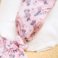 Copper Pearl Knit Swaddle Blanket | Minnie Mouse