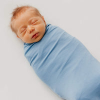 Copper Pearl Knit Swaddle Blanket | Robin