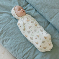 Copper Pearl Knit Swaddle Blanket | Wilder