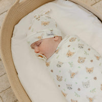 Copper Pearl Knit Swaddle Blanket | Wilder