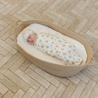 Copper Pearl Knit Swaddle Blanket | Wilder