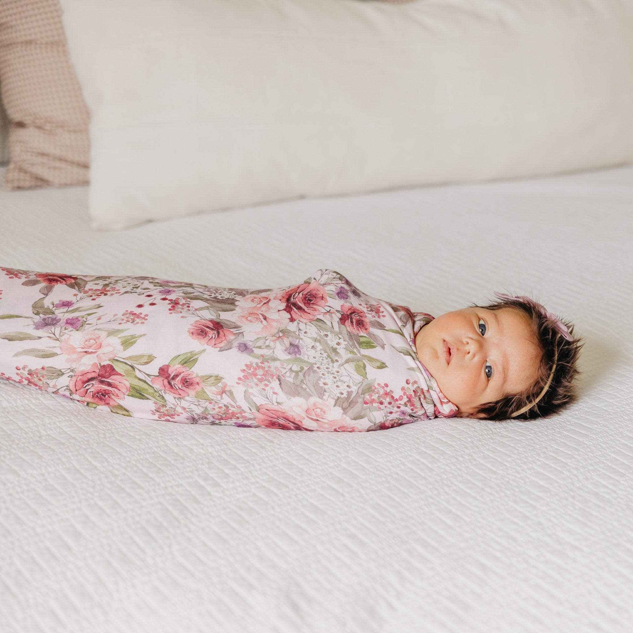 Copper Pearl Bamboo Swaddle | Deborah