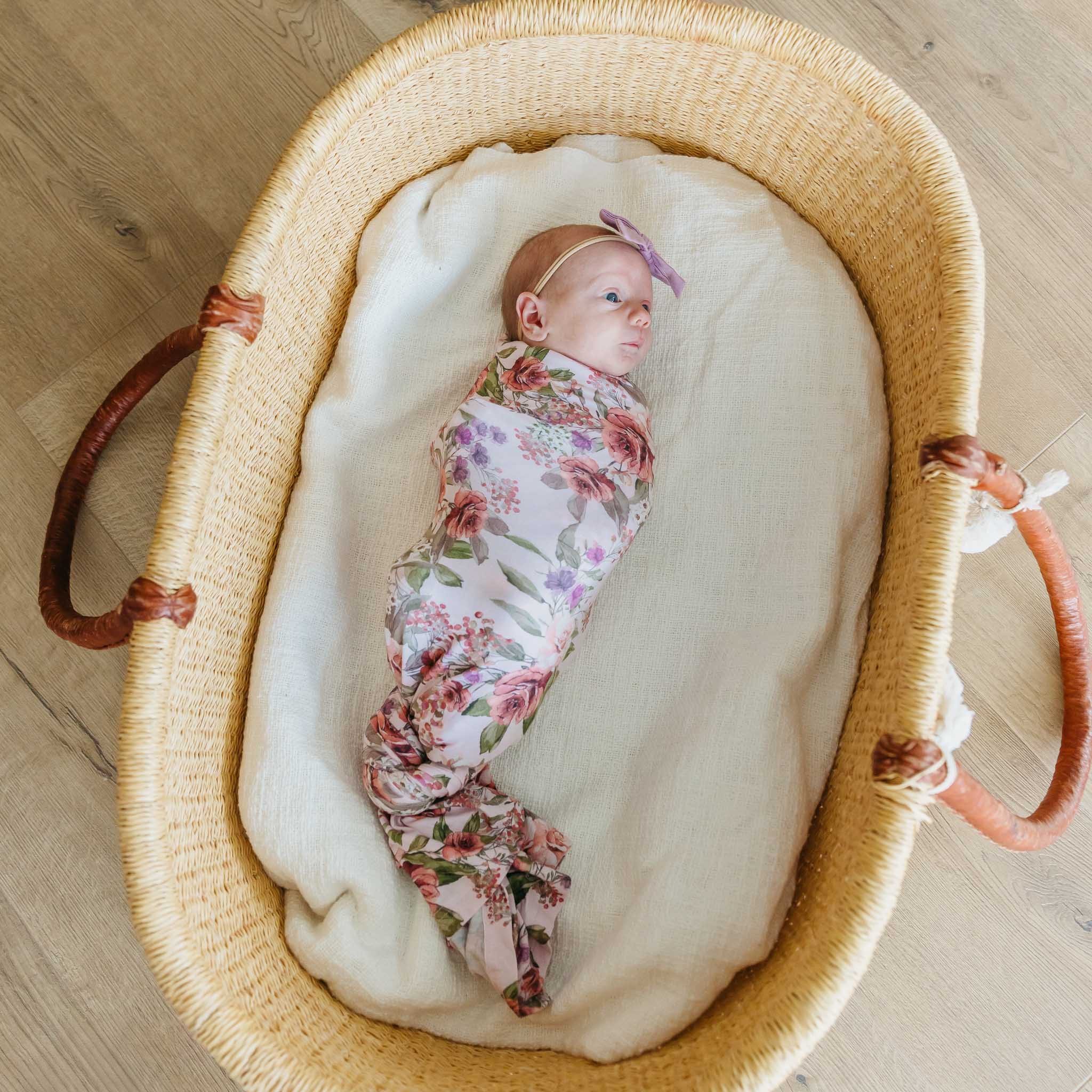 Copper Pearl Bamboo Swaddle | Deborah