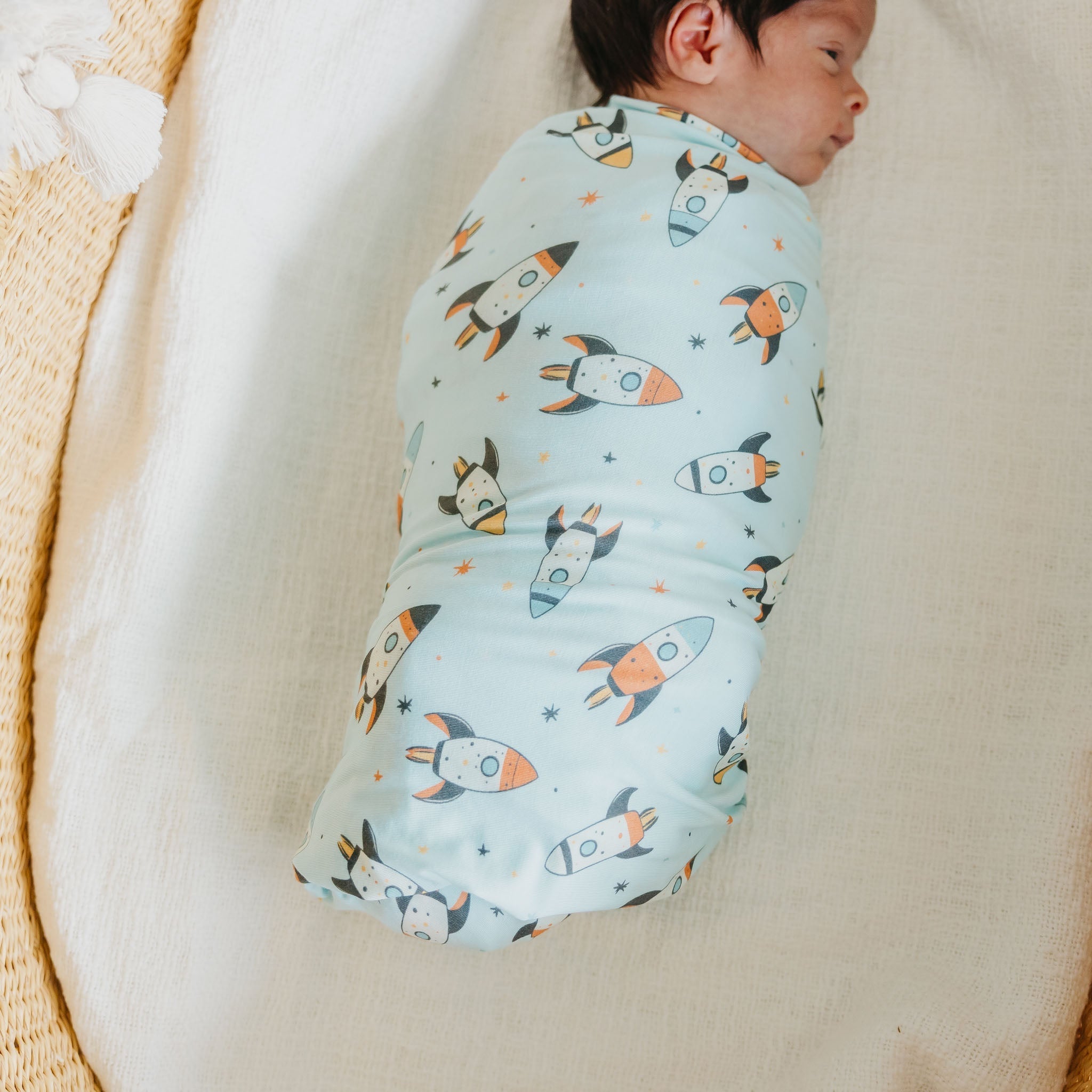 Copper Pearl Bamboo Swaddle | Rocketeer