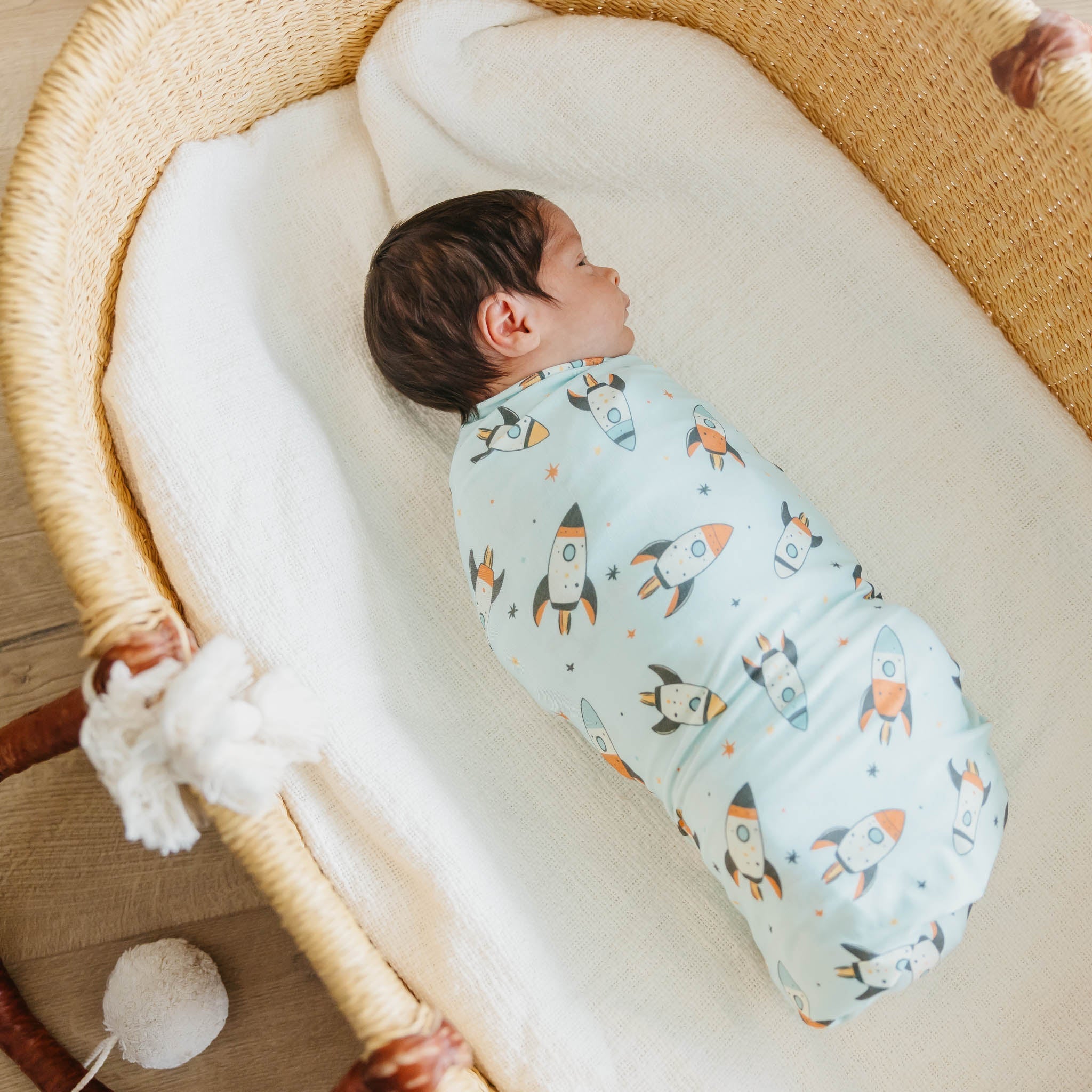 Copper Pearl Bamboo Swaddle | Rocketeer