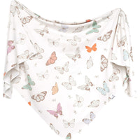 Copper Pearl Knit Swaddle Blanket | Luna