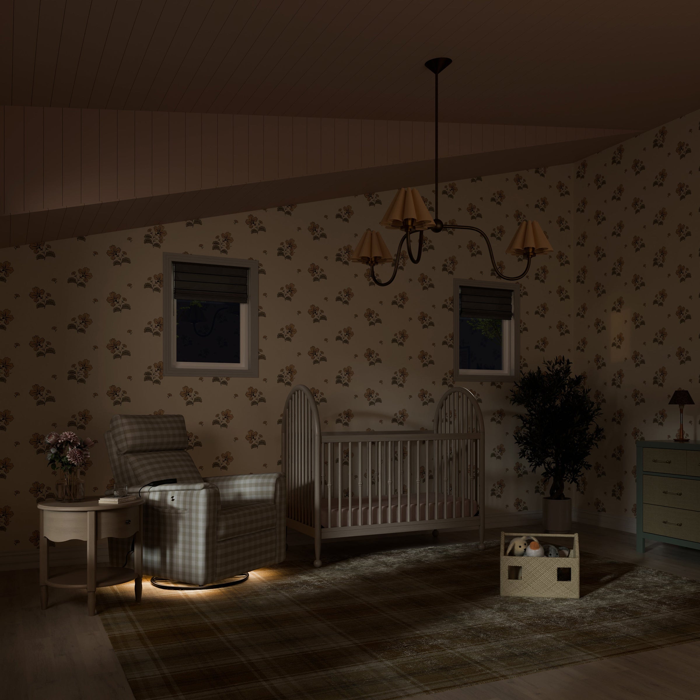 Namesake Willa Deluxe Power Recliner and Swivel Glider with Heat & Massage