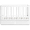 Babyletto Bento 3-in-1 Convertible Storage Crib with Toddler Bed Conversion Kit