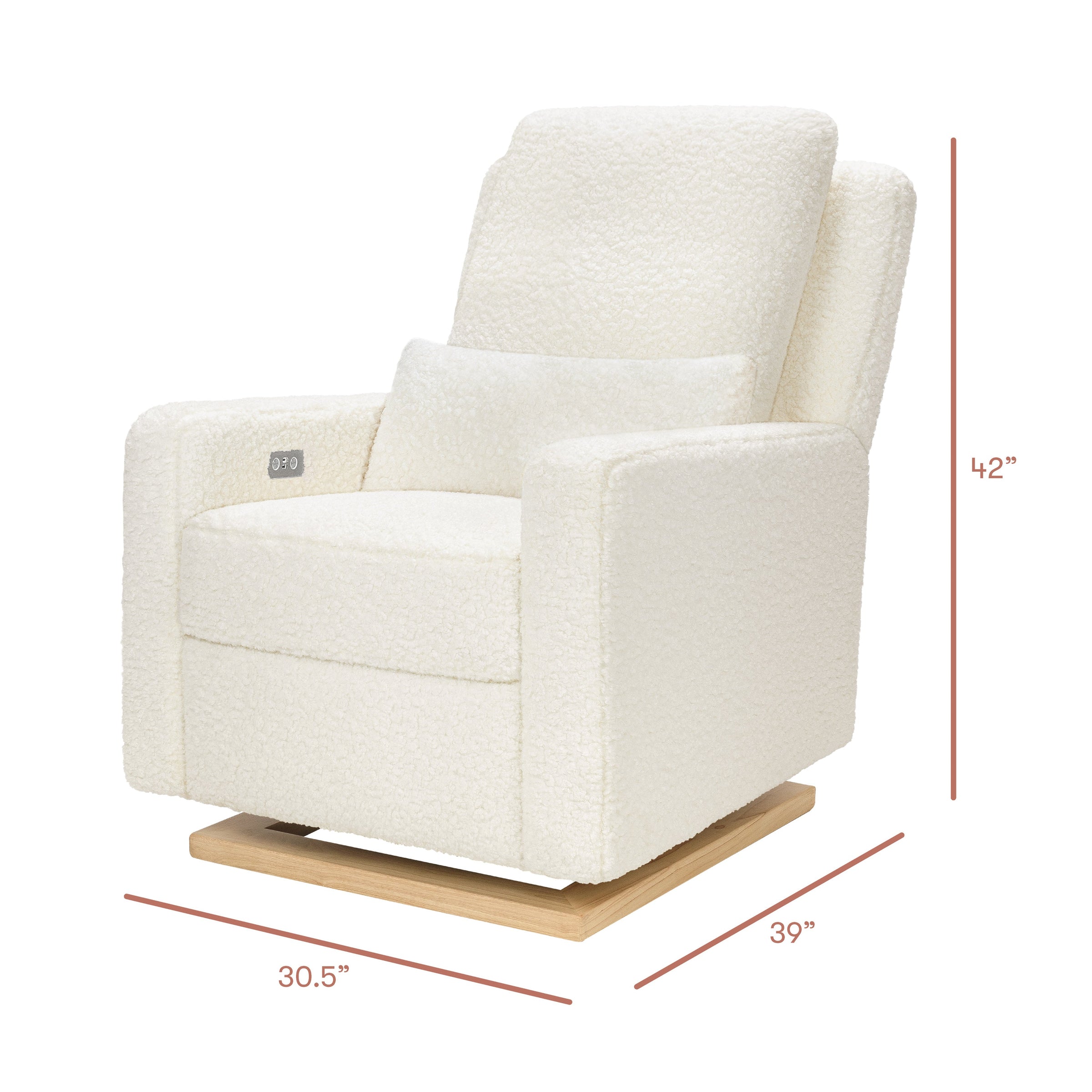 Babyletto Sigi Electronic Recliner and Glider with USB Port