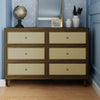 Namesake Marin with Cane 6-Drawer Dresser