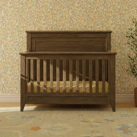 Monogram by Namesake Barrow Rustic 4-in-1  Convertible Flat Top Crib