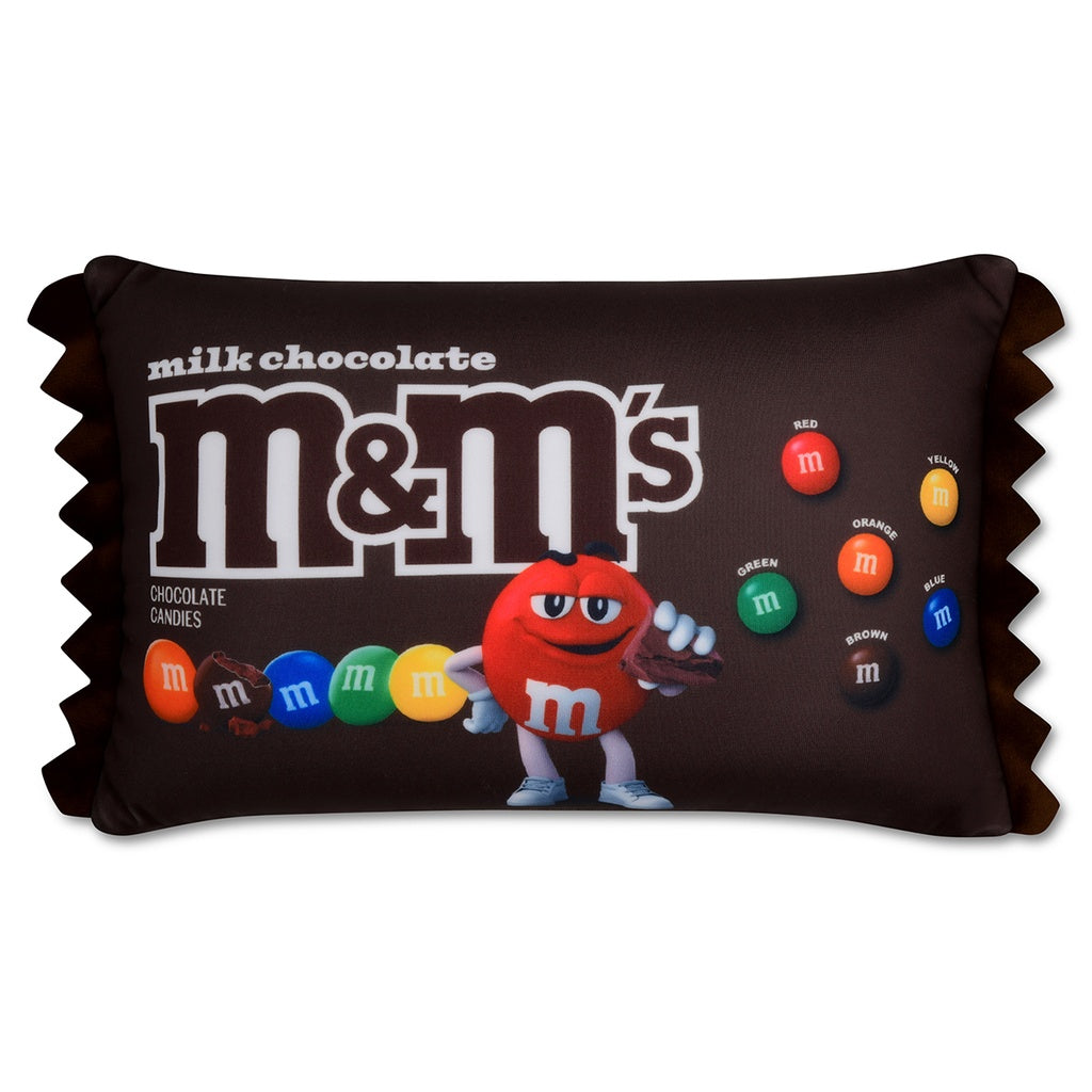 Iscream M&M's Candy Microbead Plush Pillow