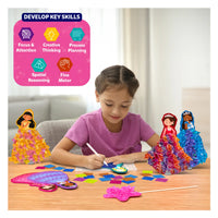 Skillmatics Poke-in Art: Magical Princesses | Mess-Free Art for Kids (ages 4-9)