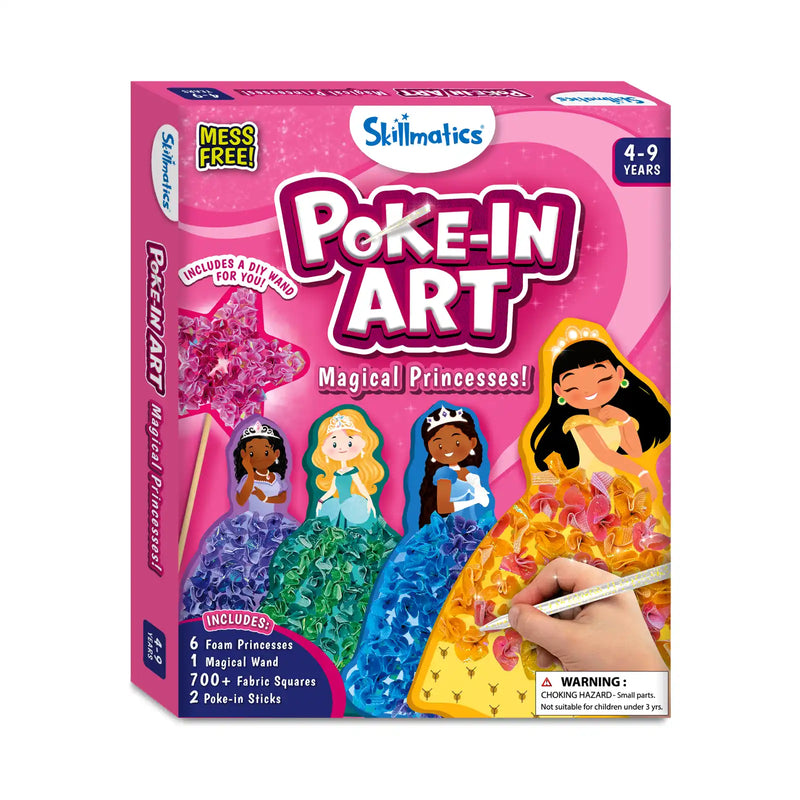 Skillmatics Poke-in Art: Magical Princesses | Mess-Free Art for Kids (ages 4-9)