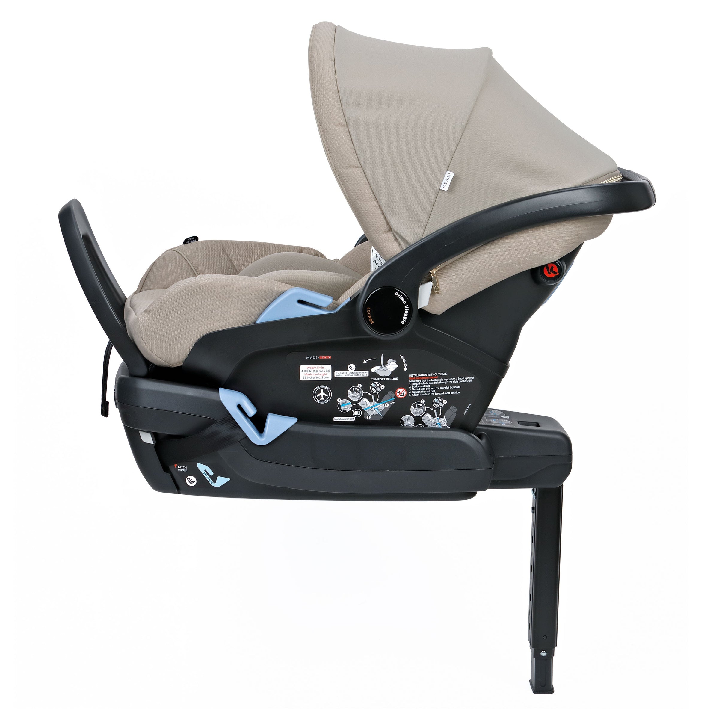 PEG Primo Viaggio Lounge Infant Car Seat + Load Leg Base