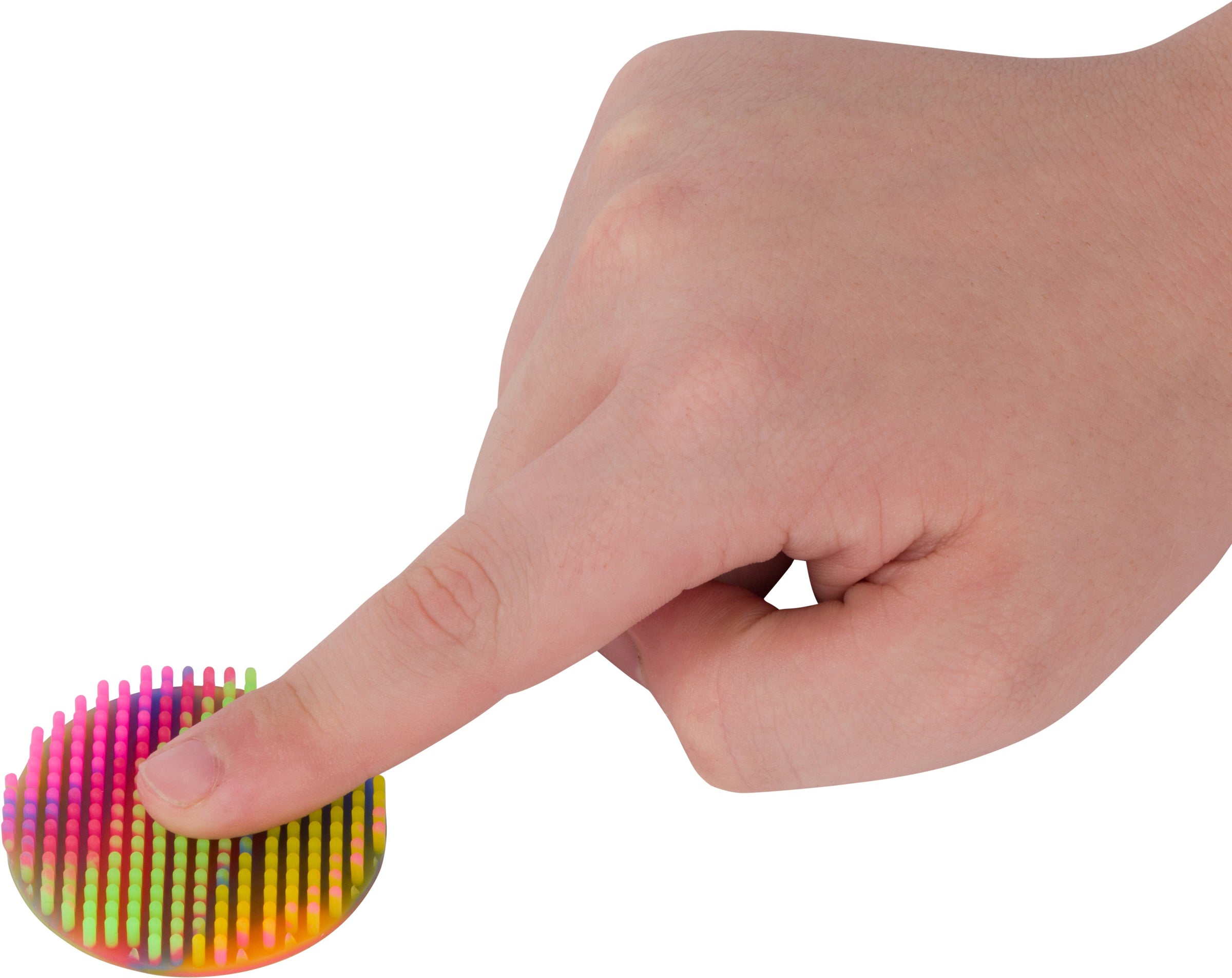 The Pencil Grip Silicone Zen Dots, Neon,  Textured Fidget Strips, 3 Pack