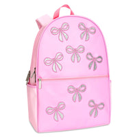 Iscream Pink Glitter Bows Backpack
